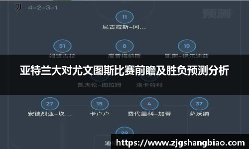 亚特兰大对尤文图斯比赛前瞻及胜负预测分析